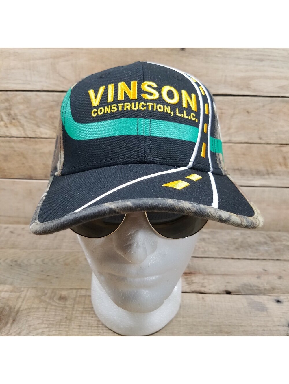 VISION CONSTRUCTION LLC REAL TREE CAMO FARMER GRAND Prairie, TX HAT T1